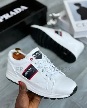 Prada Men’S Sneakers Shoe With Premuim Quality