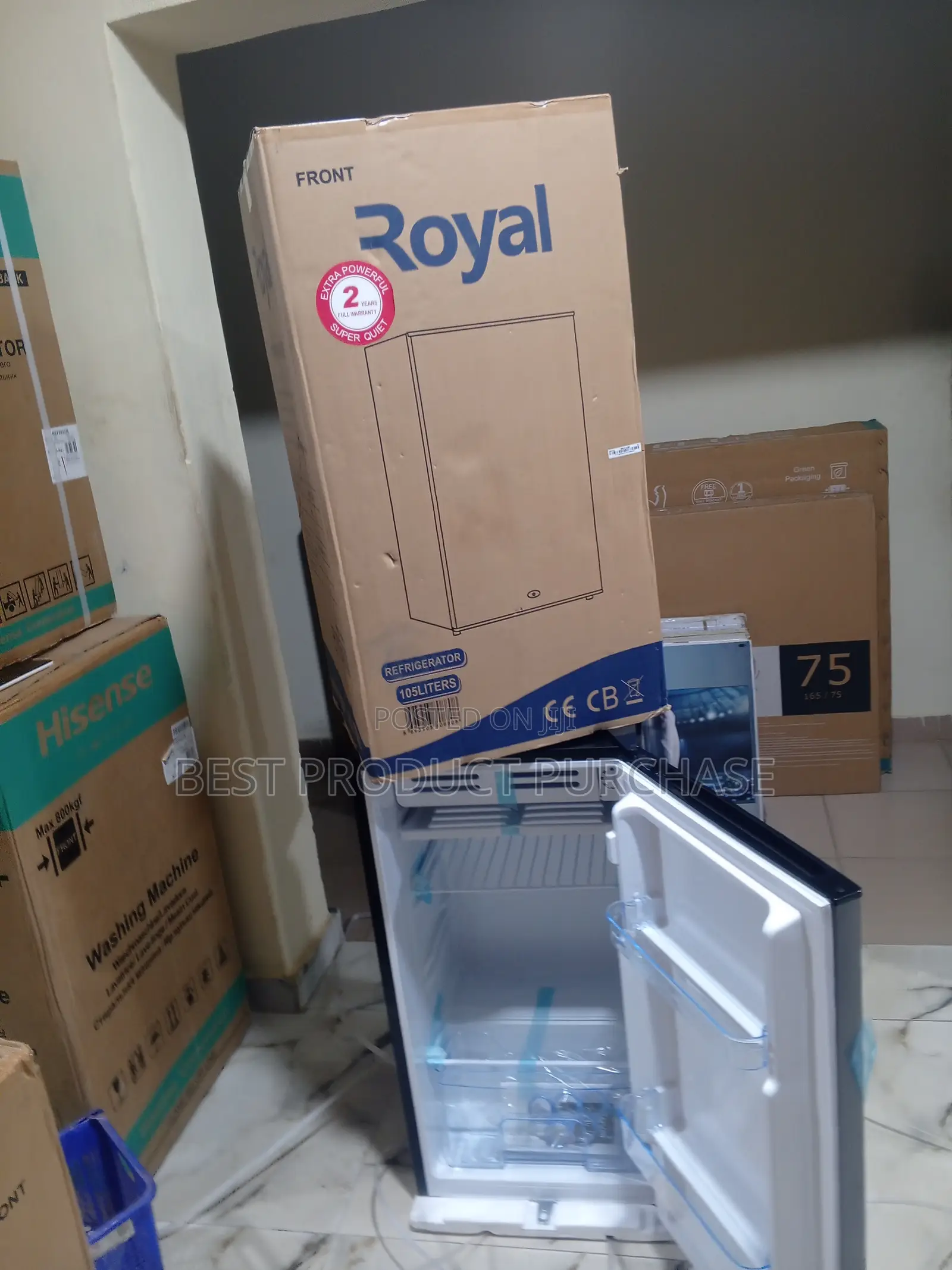 Royal 105l Table Top Refrigerator for Rooms/Offices