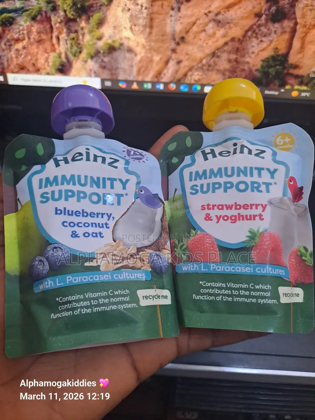 Heinz Immunity Support Yogurt Blends 85g