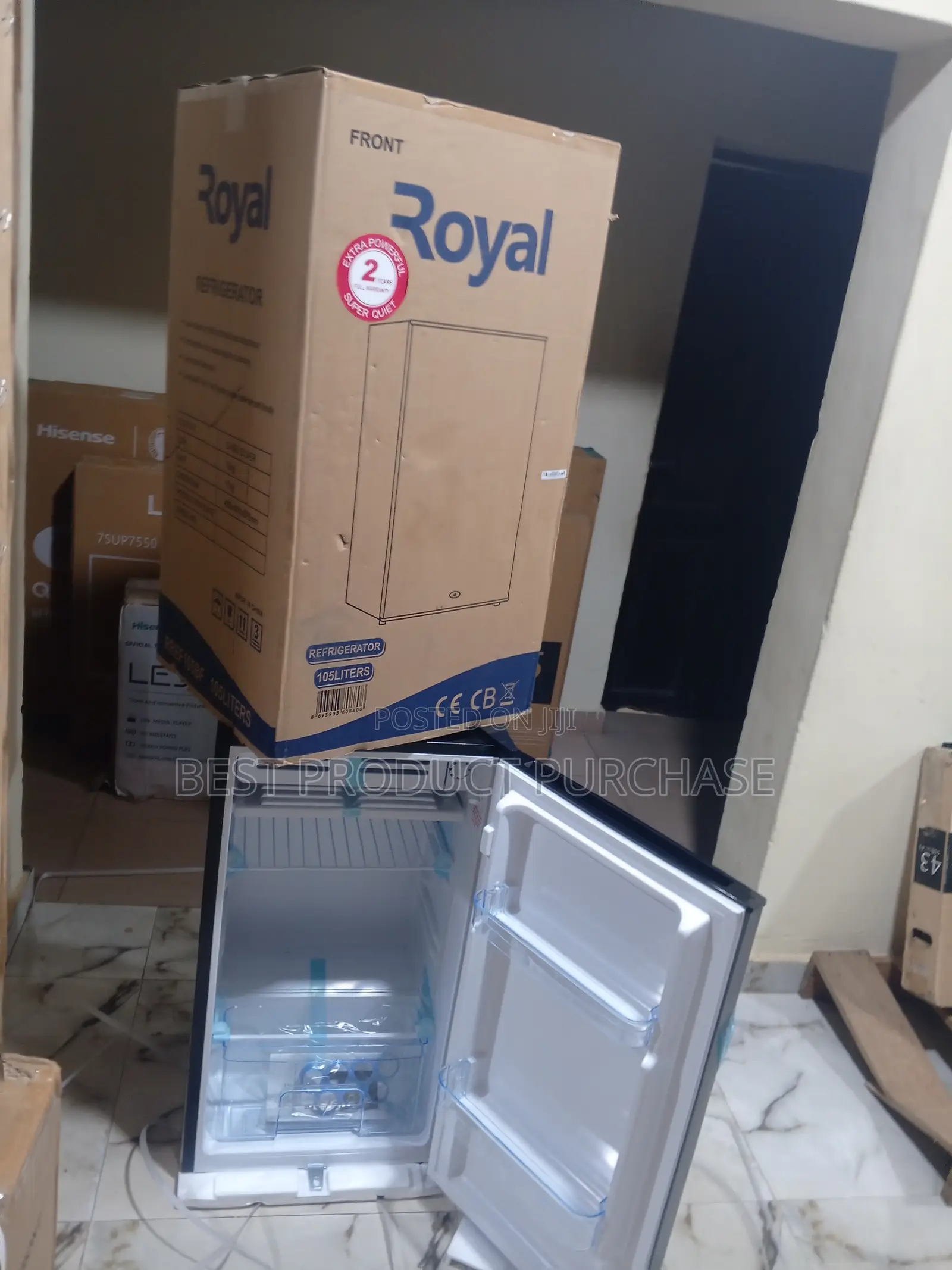 Brand New Royal 105 Liters Table Top Refrigerator