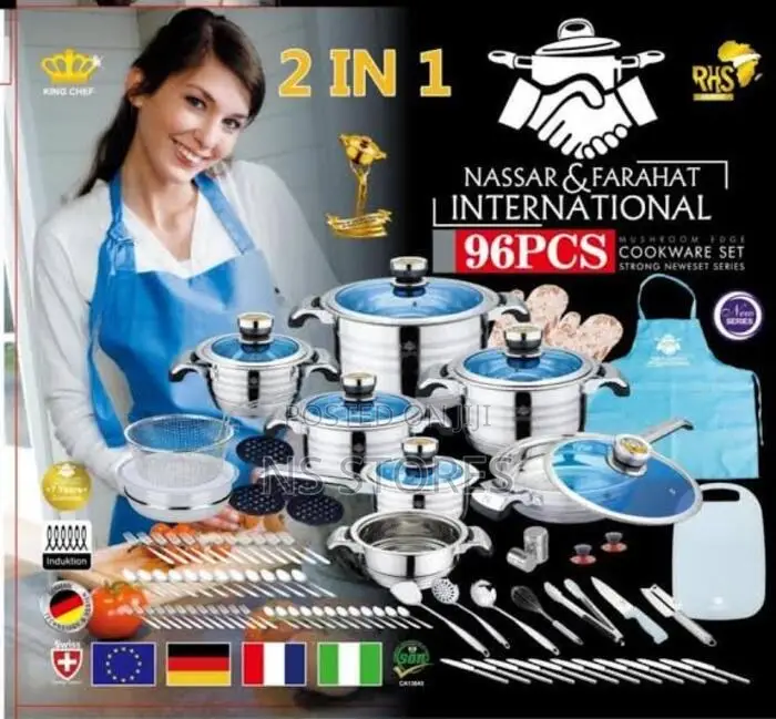 Kitchen Cookware 96pcs
