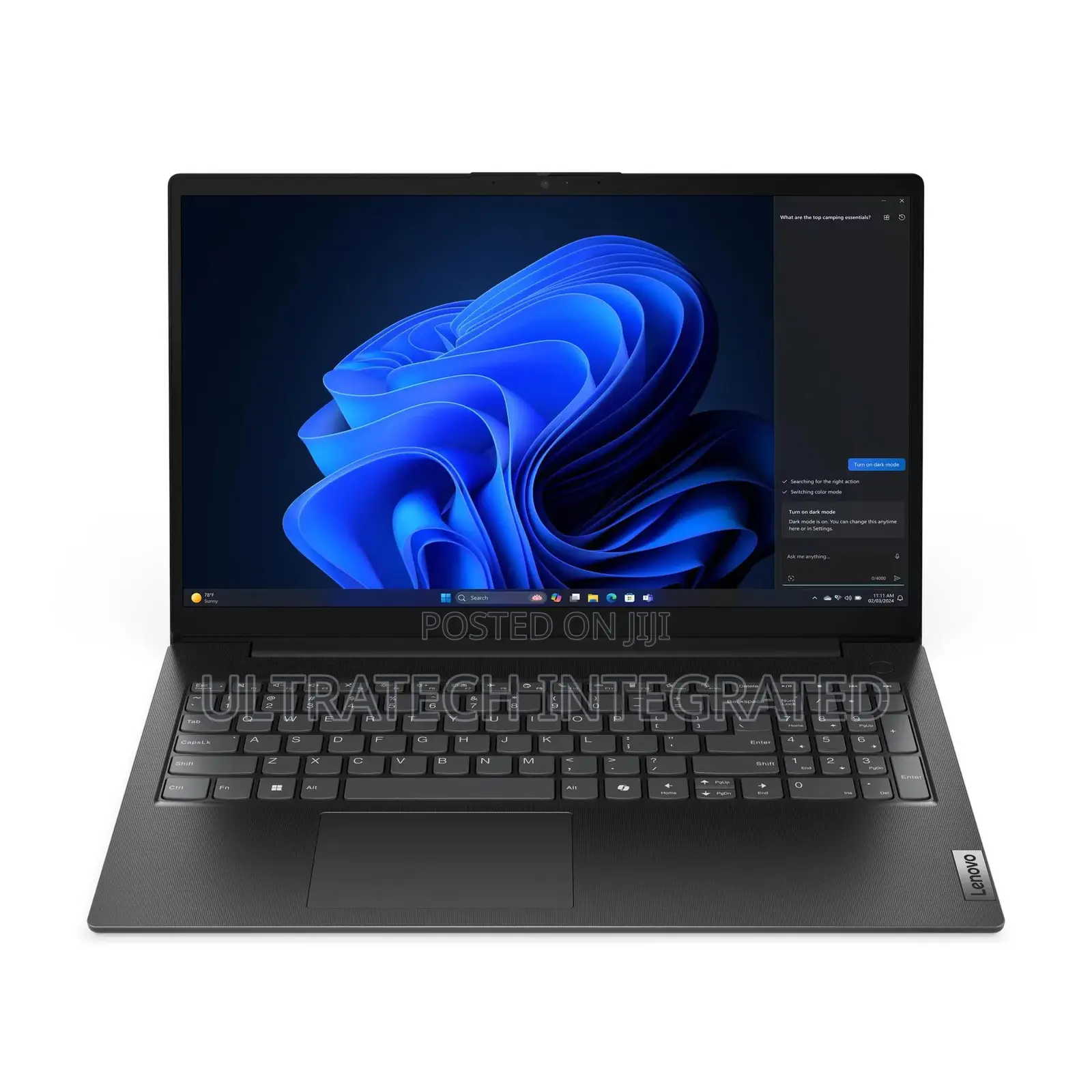 New Laptop Lenovo V15 8GB Intel Core i3 SSD 256GB