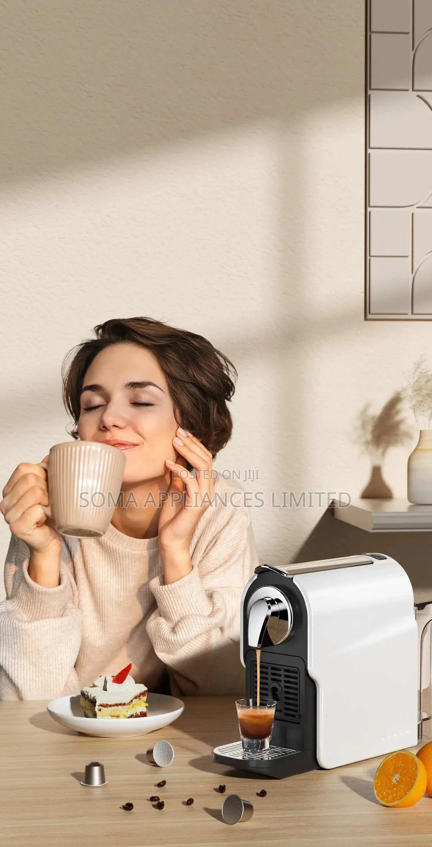 Konmo 0518 Nespresso Capsule Coffee Machine