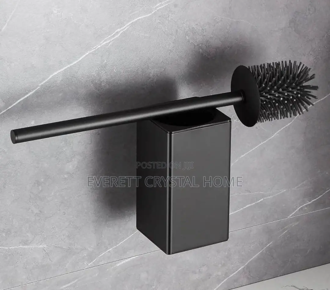 Square Black Toilet Brush