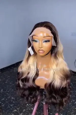 2 Tone Human Hair Blend Bounce