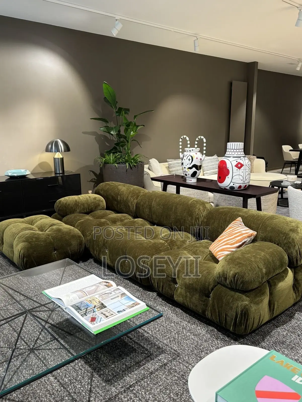 Designer Tufted Cloud Sofa – Deep Seat Luxury Couchi
