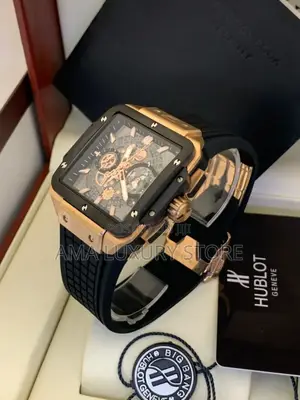 Hublot Luxury Rubber Strap Men's Designer Wristwatches