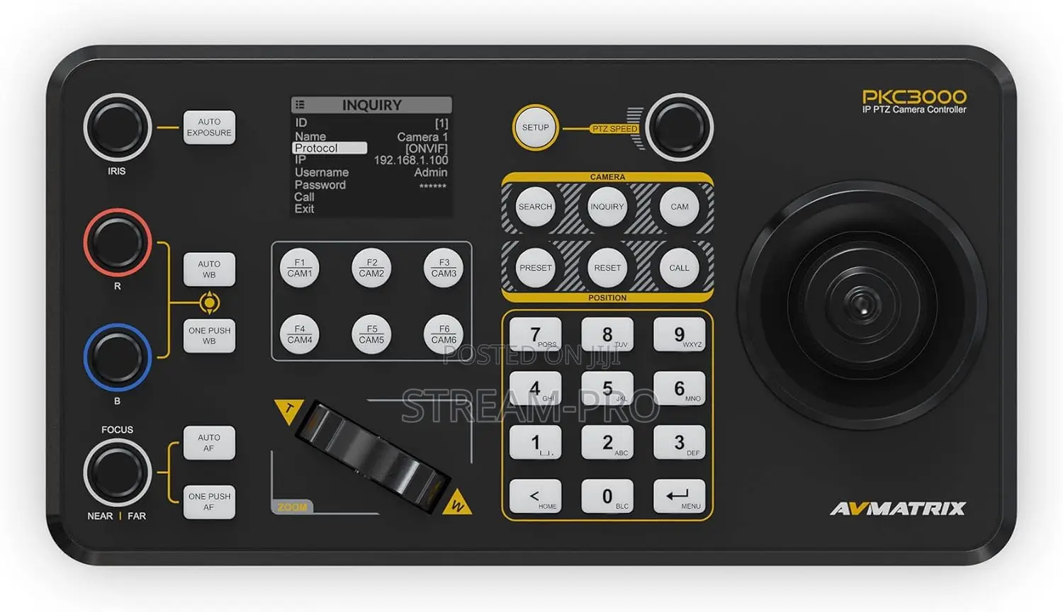 Avmatrix Pkc3000 Professional Ip PTZ Camera Controller