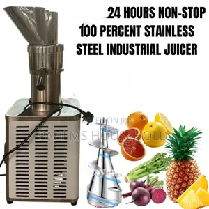 Industrial Stainless Steel Juice Extractor | 24 Hours Non-Stop