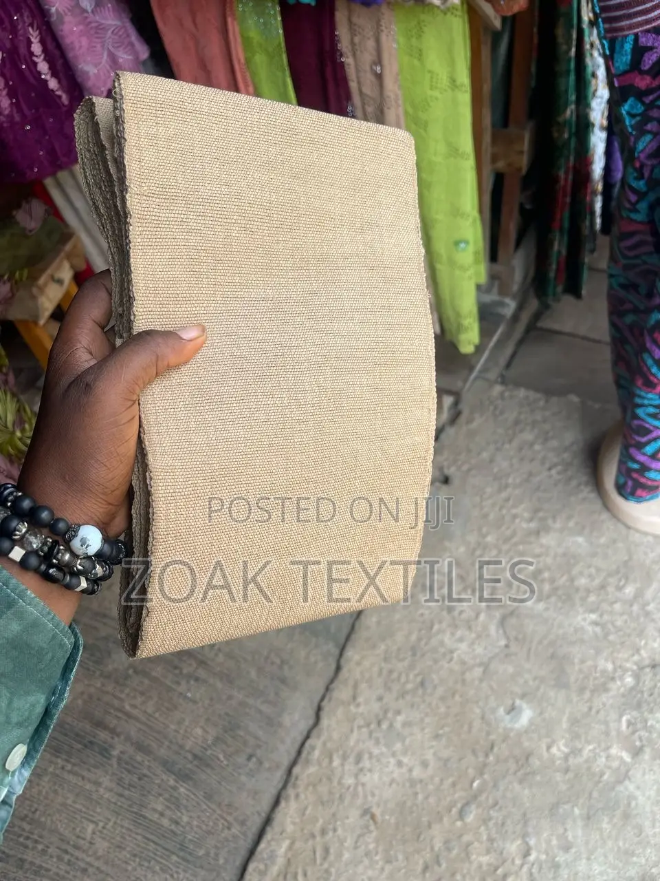 Plain Coloured Asooke