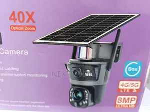 40x Zoom Dual Lens Solar PTZ Camera - Ubox Aop 8mp Thermal Imaging