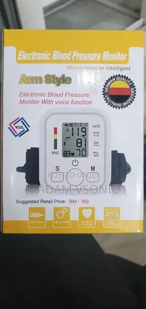 Electronic Blood Pressure Monitor (Arm Style)