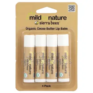 Organic Cocoa Butter Lip Balm For Soft And Cold Sore Treatment