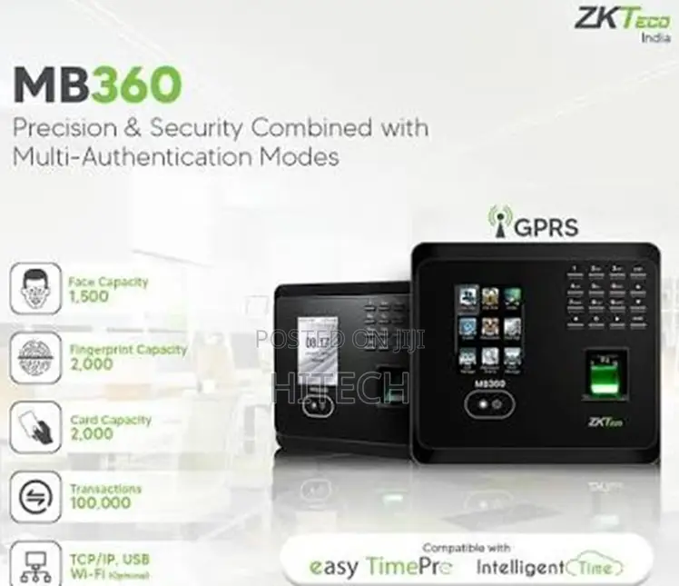 Zkteco Mb360plus Time and Attendance