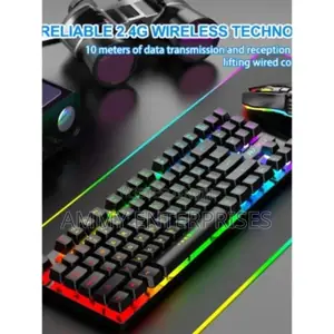 R905 Wireless Gaming Mouse and Keyboard With RGB Backlit
