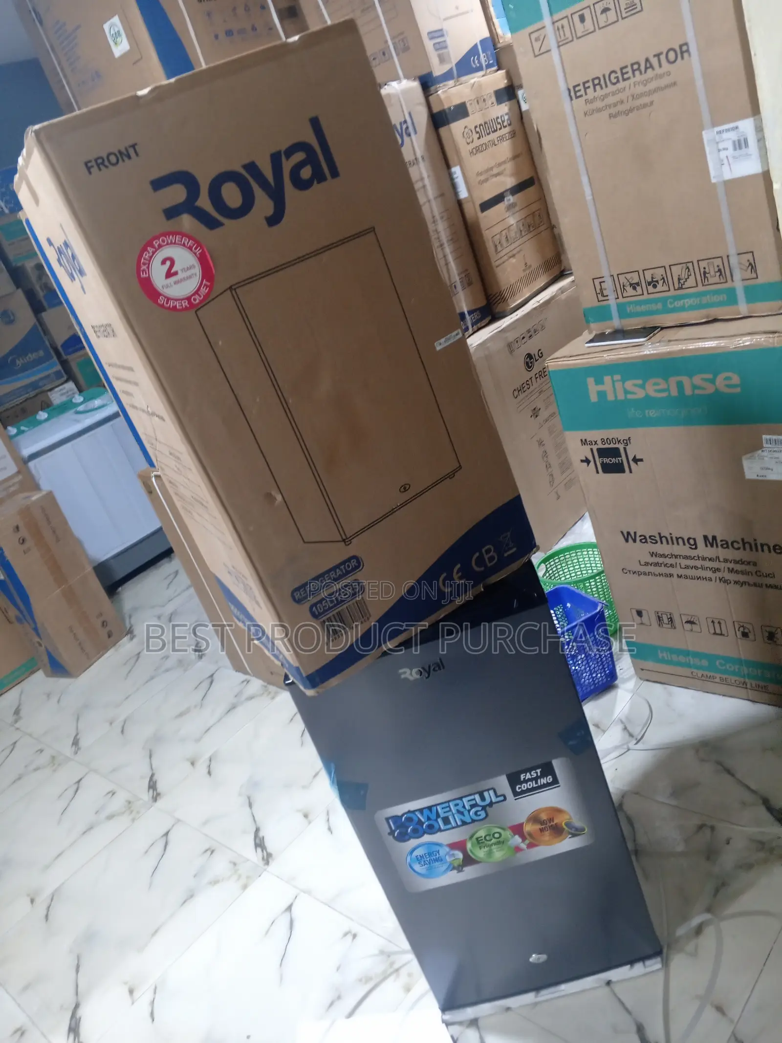 Royal 105 Liters Refrigerator - Fast Cooling Table Top