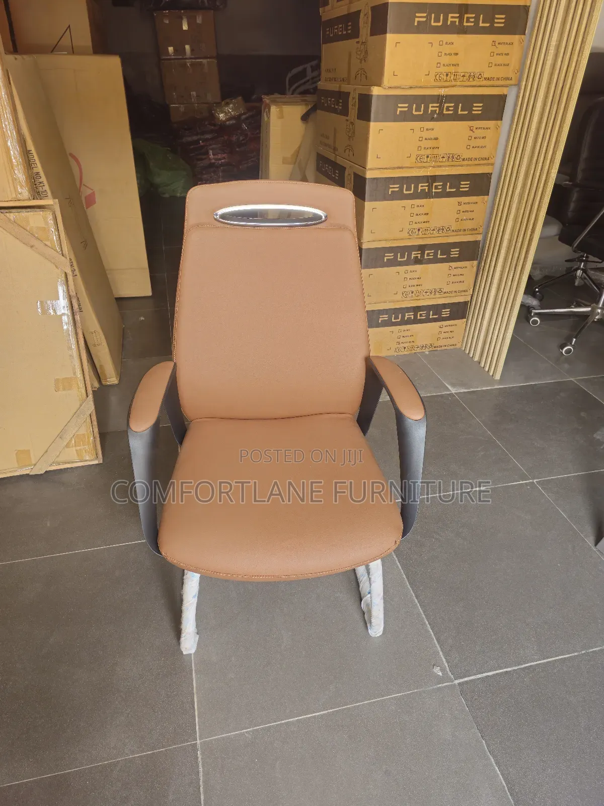 Office Leather Visitor's Chair