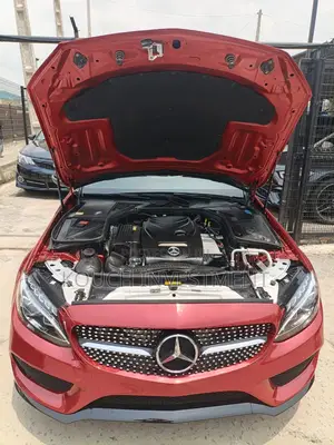 Mercedes-Benz C300 Luxury 4matic Sedan AWD (2.0L 4cyl 7A) 2017 Red