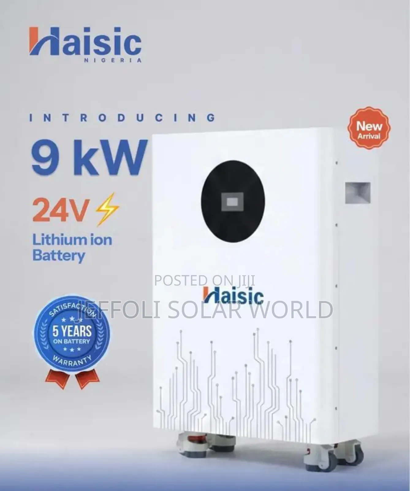 Haisic Lith 9kw 24v