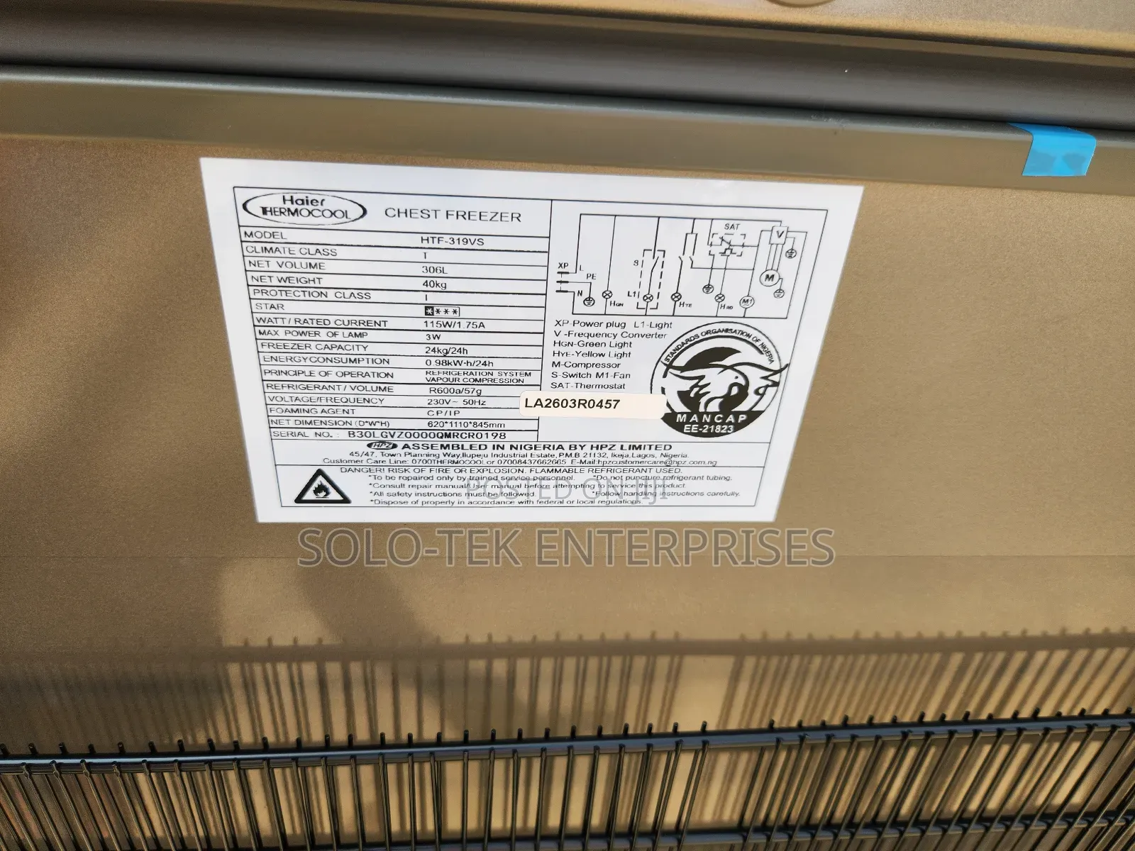 Thermocool Freezer