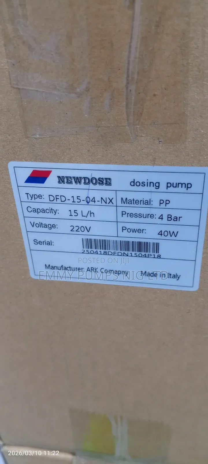 Dozing Pump Machine