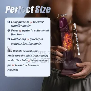 Rotating Black Mamba Vibrator With Heating and Remote Control
