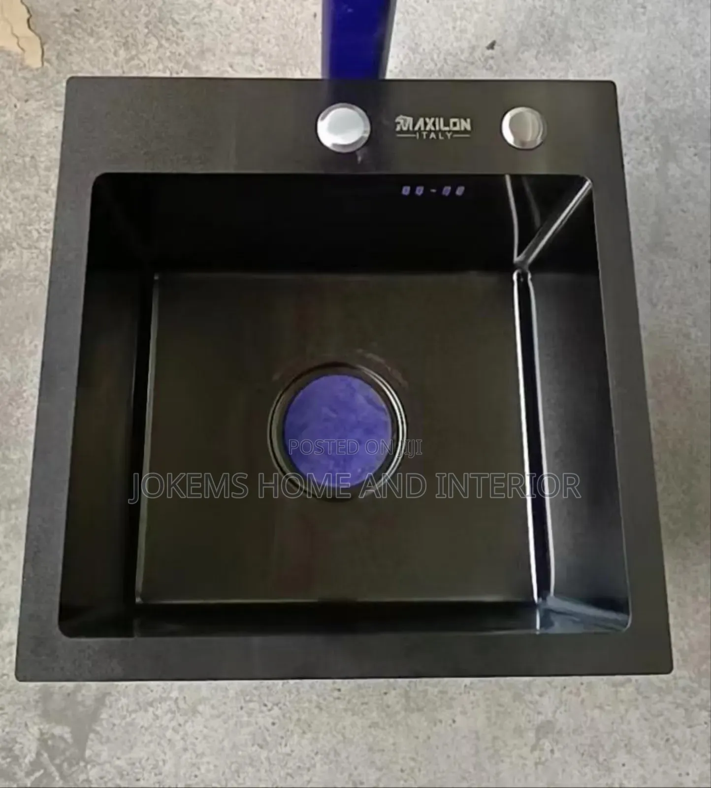 Black Handmade Sink