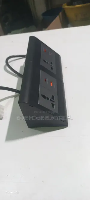 Table Power Socket With Usb + Type-C Fast Charging Port