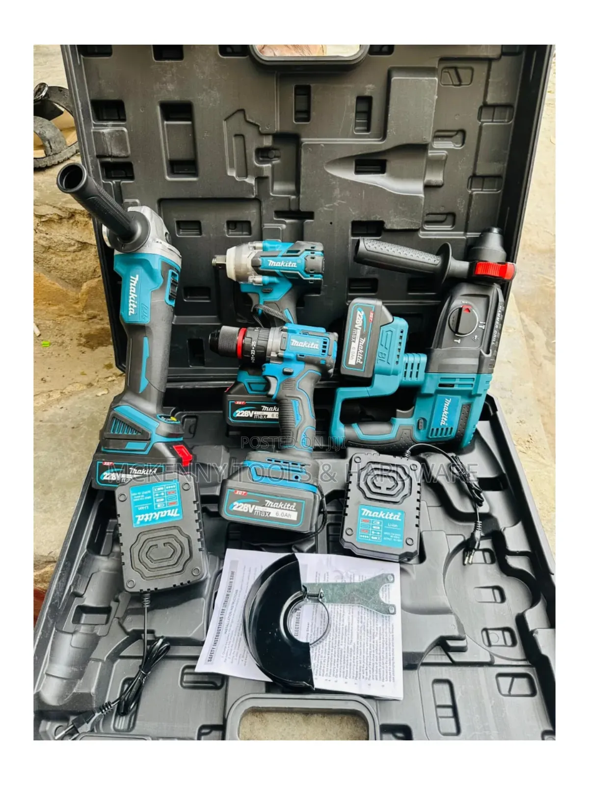 Makita 4-in-1 Cordless Power Tool Combo