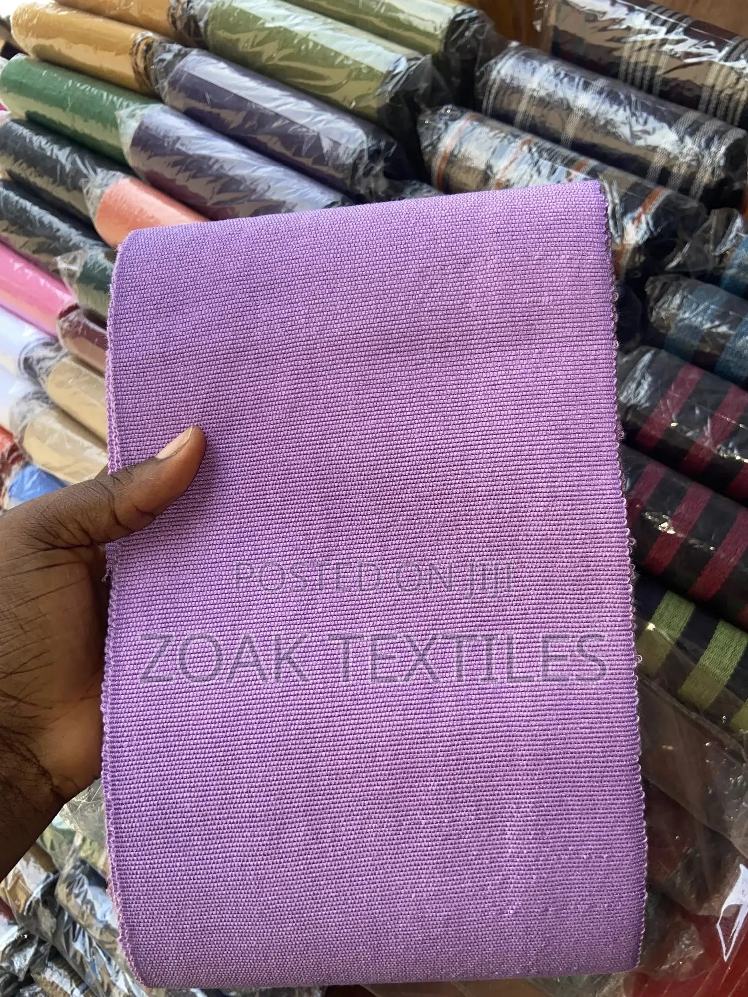 Plain Coloured Asooke
