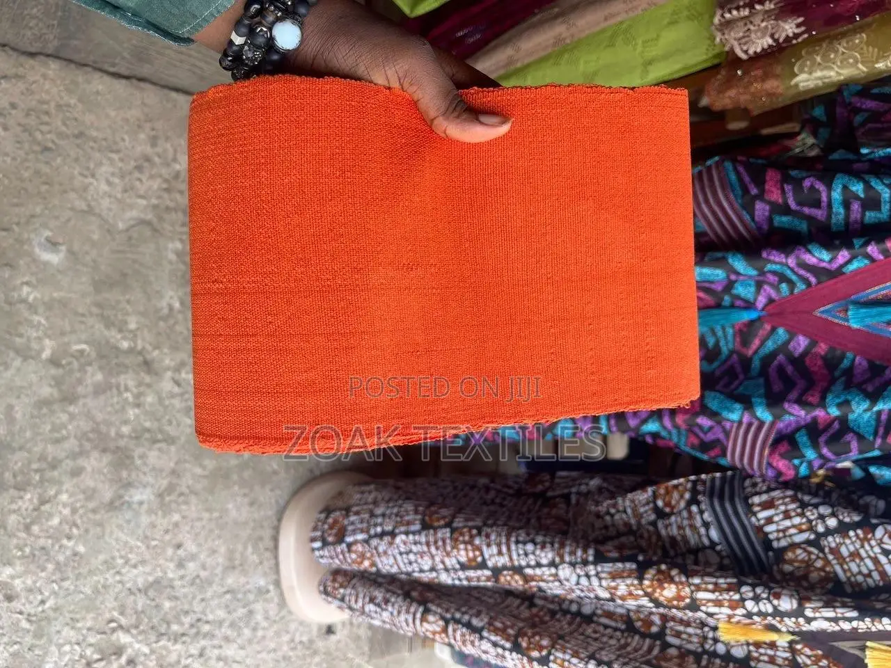 Plain Coloured Asooke
