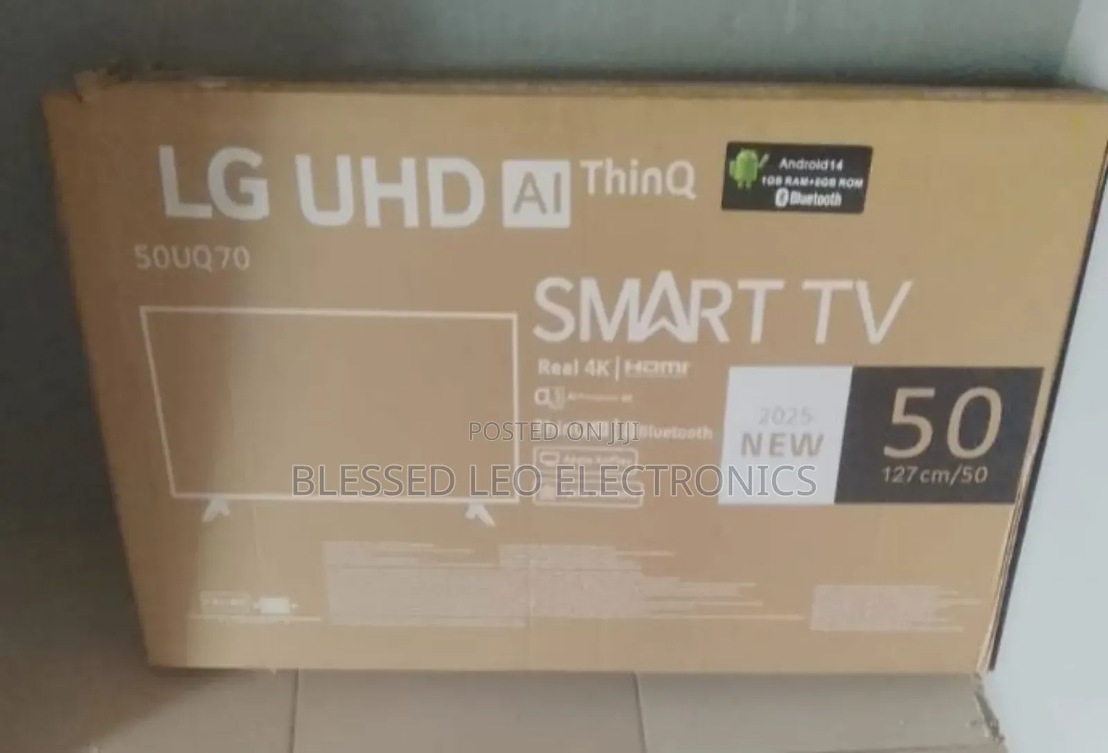 Lg 50 Inches" Smart Tv – Frameless Feature-Packed!