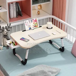 Laptop Table With Side Drawer