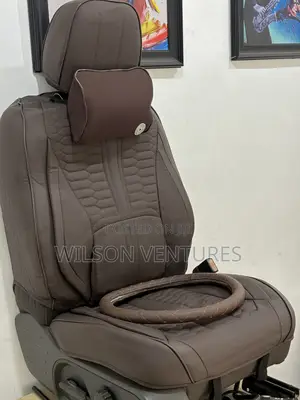 Brown Color High Quality Car Seat Cover With Pillow