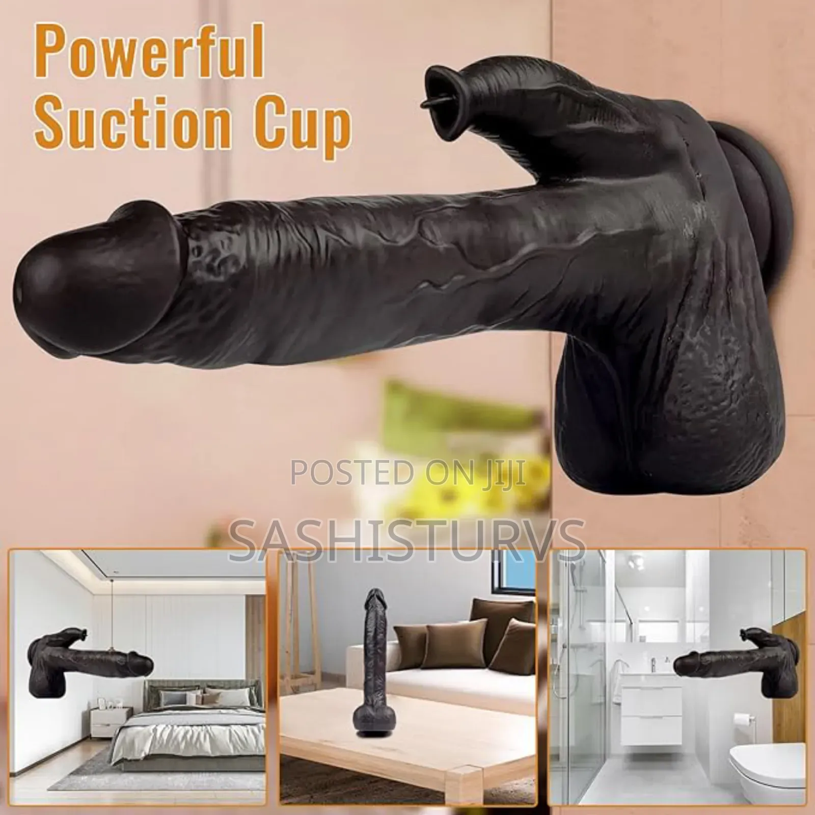 Remote Control Thrusting Dildo Licking Vibrator With Heating Function