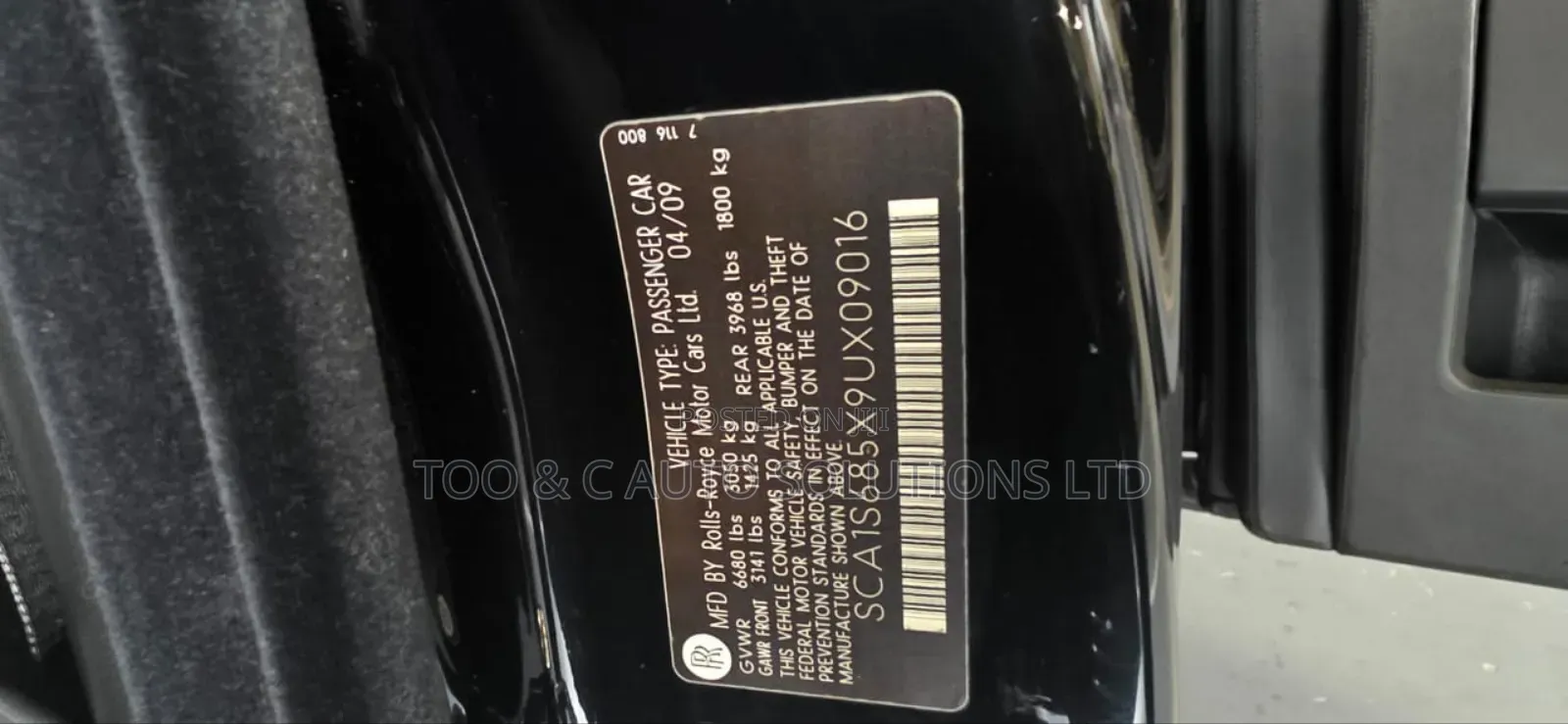 Rolls-Royce Phantom EWB 2010 Black