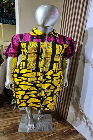 Bright Zip Up Gown