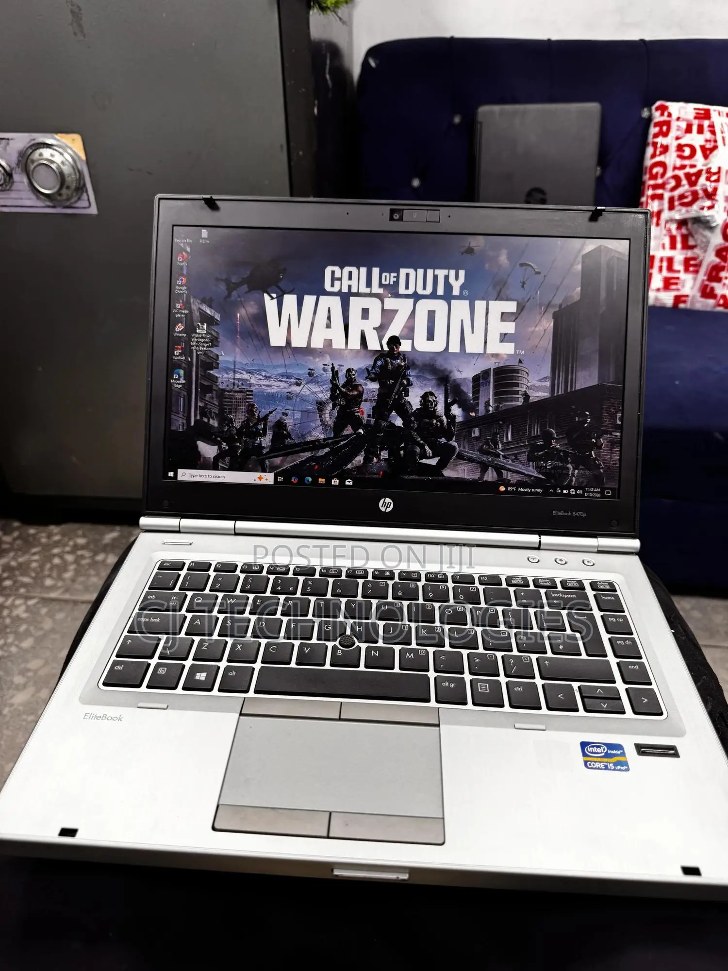 Laptop HP EliteBook 8470P 8GB Intel Core i5 SSD 128GB