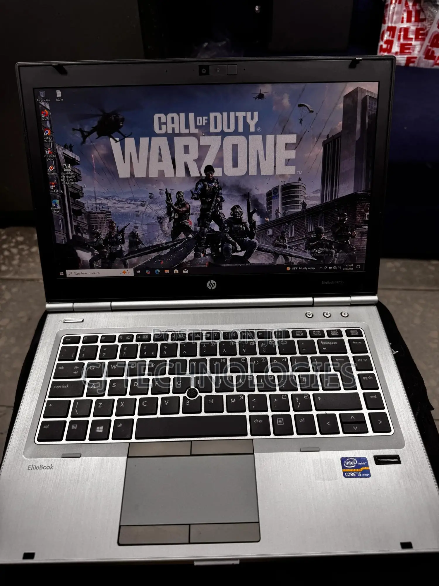 Laptop HP EliteBook 8470P 8GB Intel Core i5 SSD 128GB