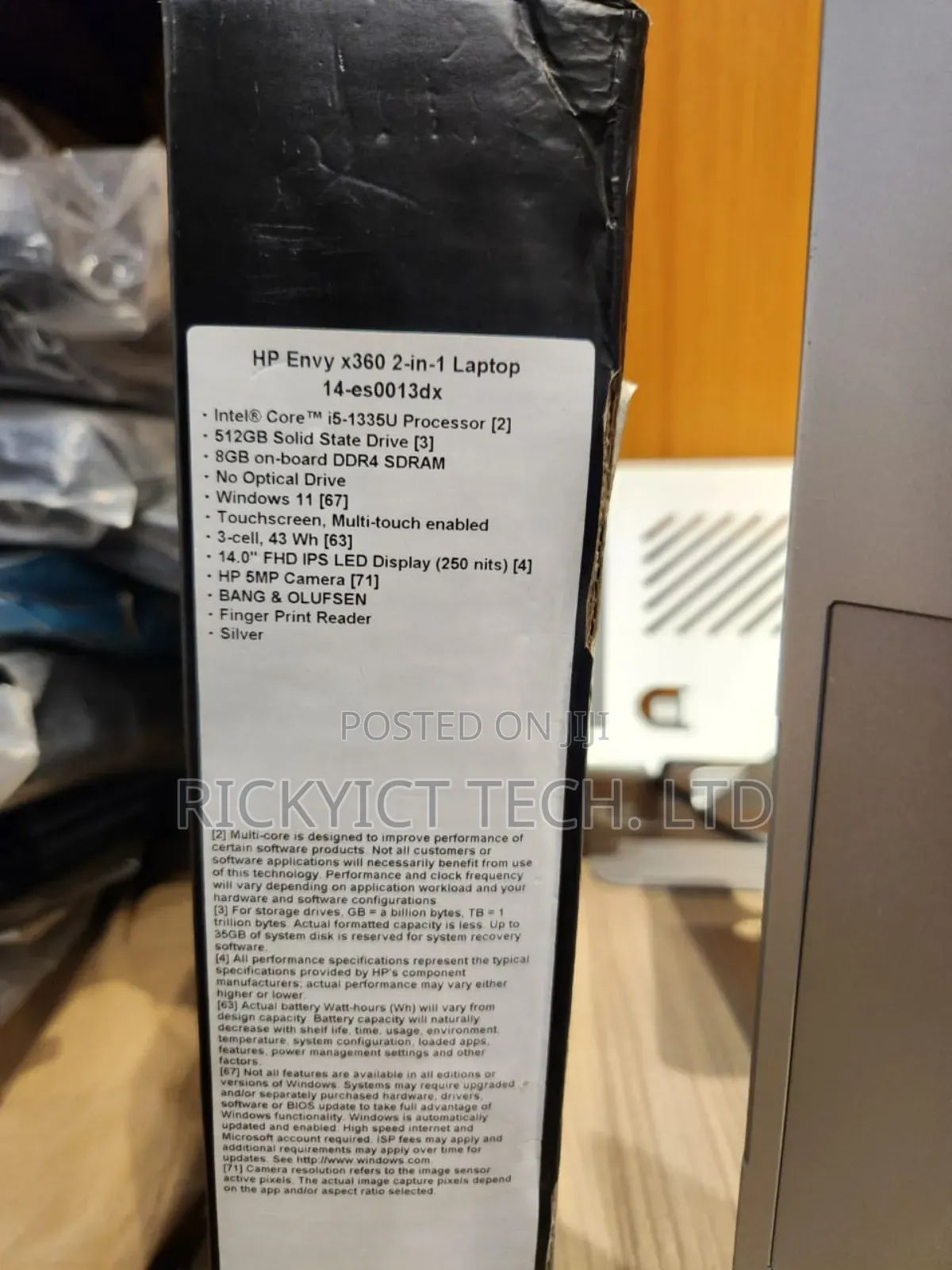 Laptop HP Envy 14 8GB Intel Core i5 SSD 512GB