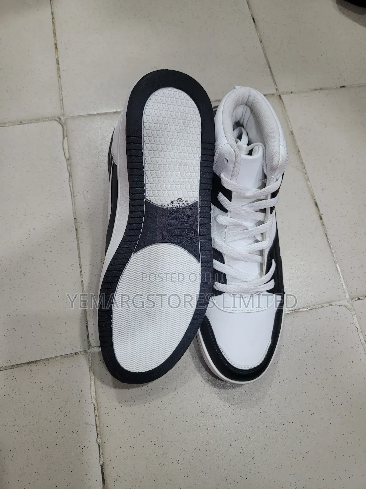 White Hi Top Canvas