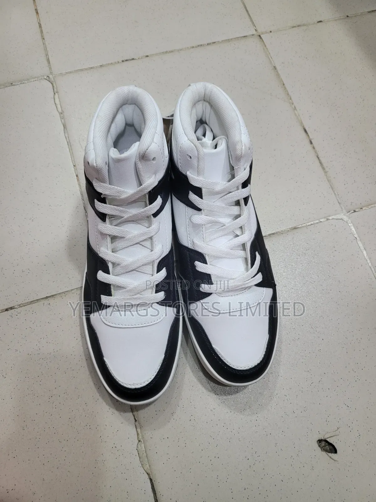 White Hi Top Canvas