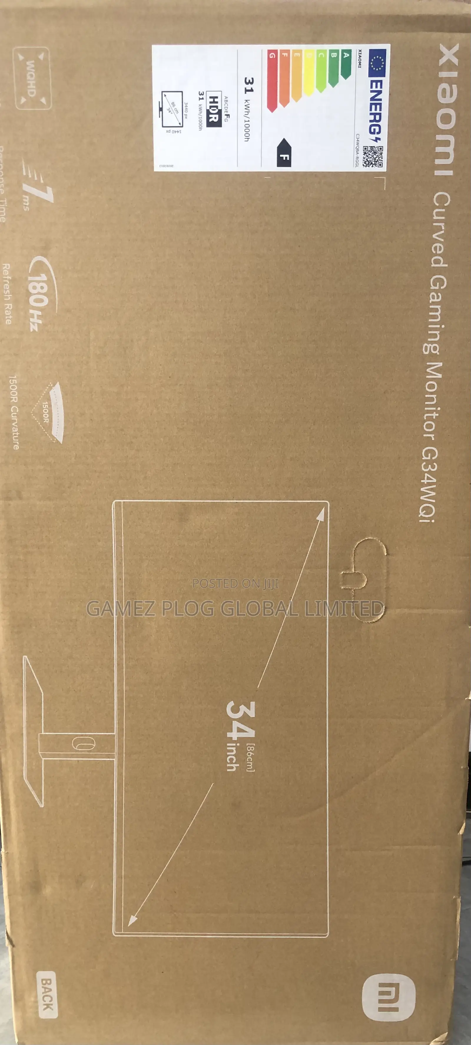 34inches Gaming Monitor