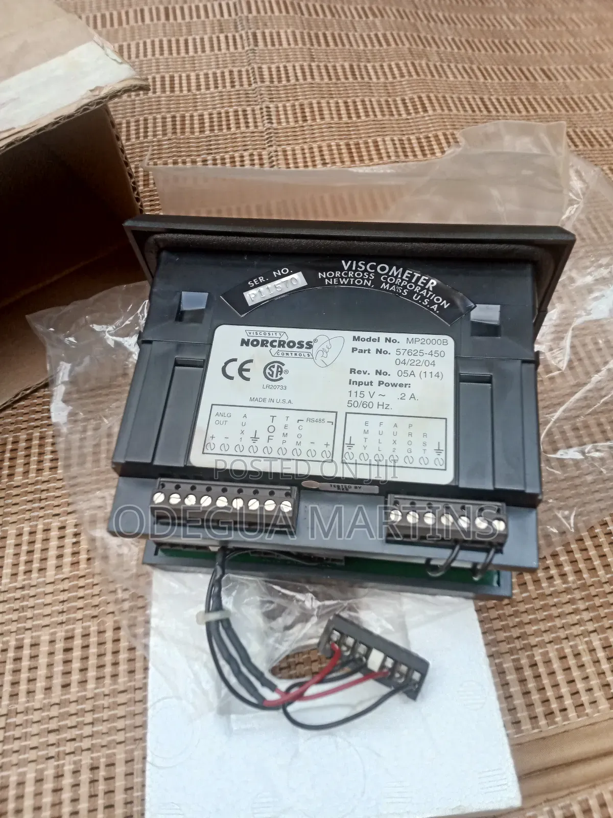 Norcross Mp2000 Industrial Viscosity Controller (Uk/Us Made)