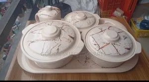 5 PCS Unbreakable Plate Set With Tray
