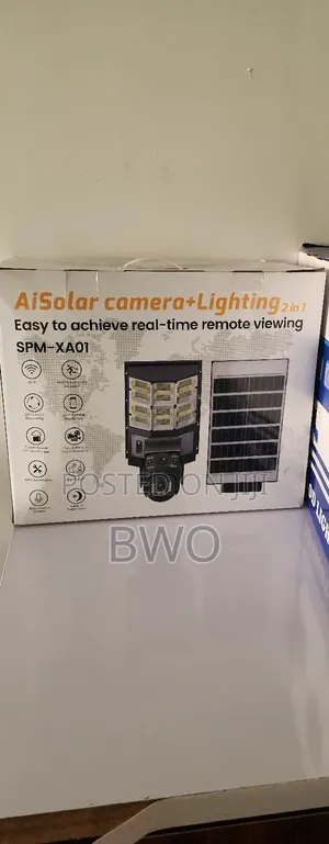 Solar Powered CCTV Camera and Solar Street Light