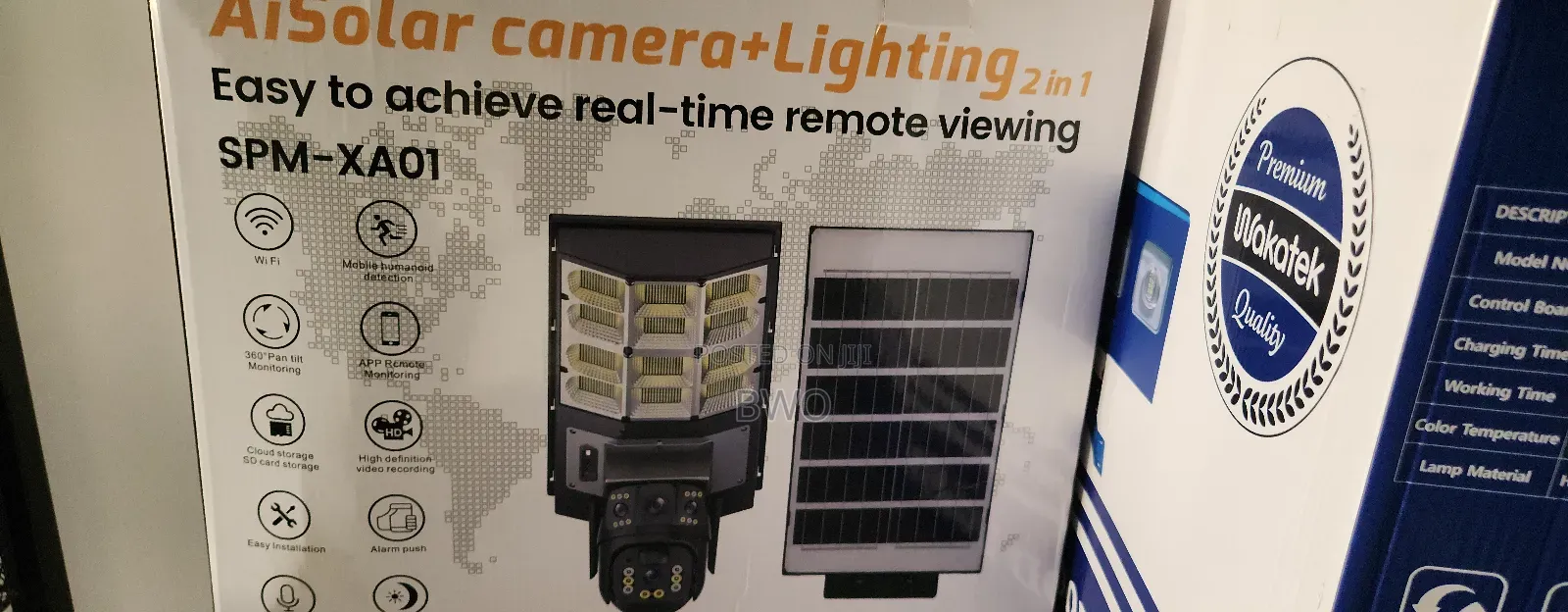 Solar Powered CCTV Camera and Solar Street Light