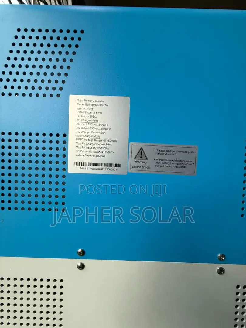 1500w Solar Generator