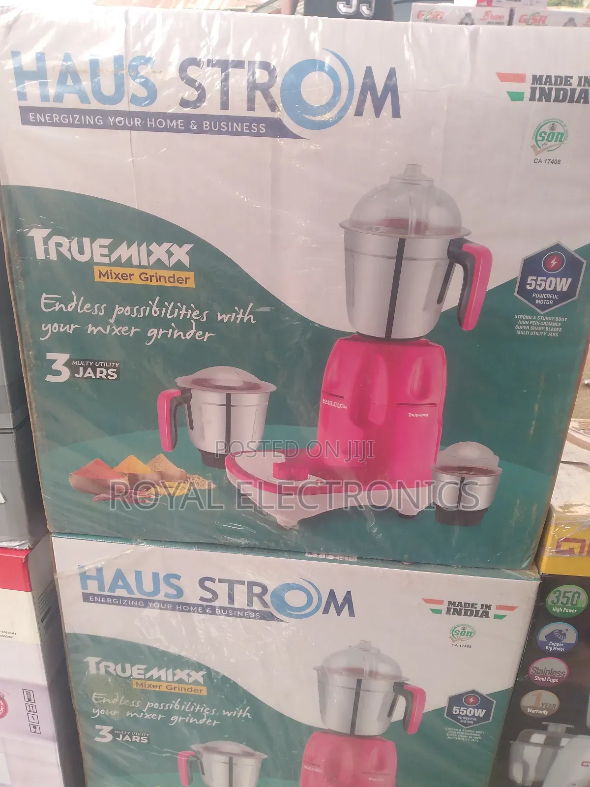 550w 3 Multy Utility Jars Haus Storm Bender