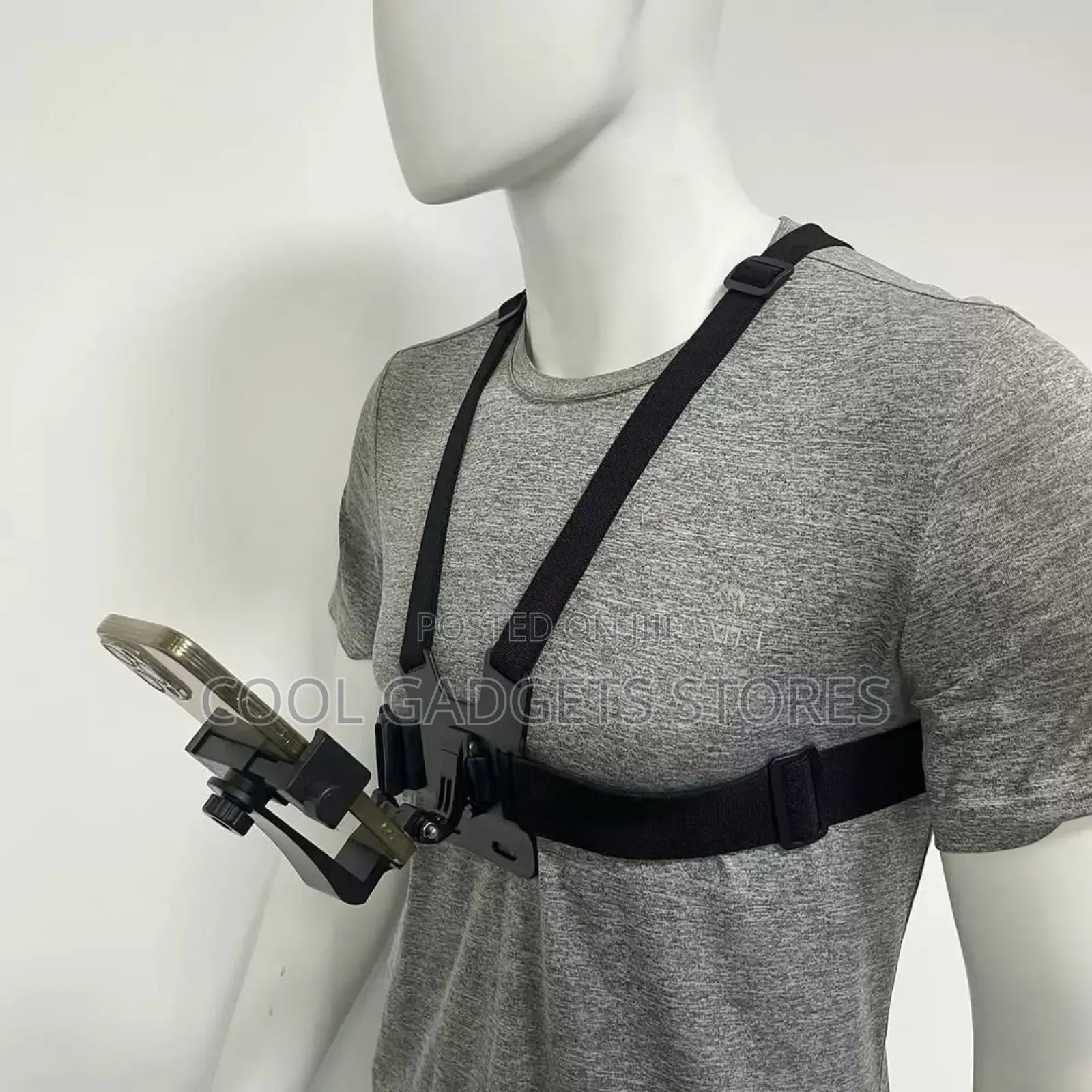 Adjustable Chest Strap Phone Mount Harness